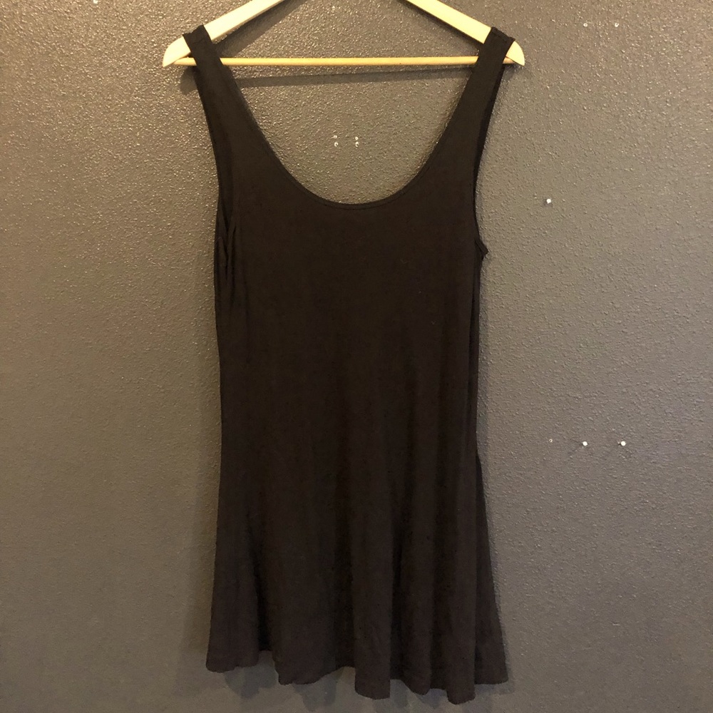 Beach coverup / mini dress. Low back, fun, flirty, airy.